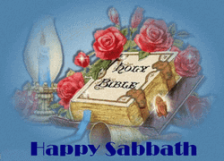 Happy Sabbath Holy Bible GIF