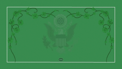 Happy Saint Patrick's Day Green Background GIF