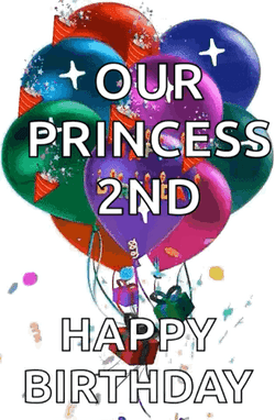 Happy Second Birthday Niece Our Princess GIF