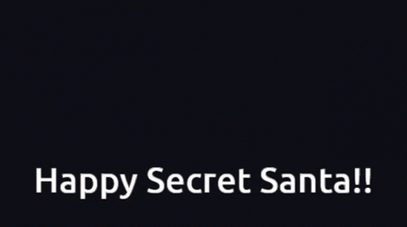 Happy Secret Santa GIF