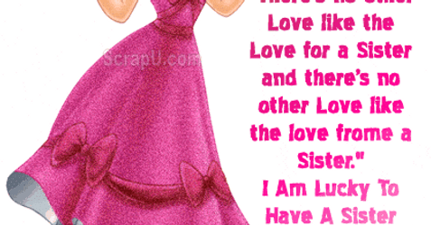 Happy Sisters Day Message GIF