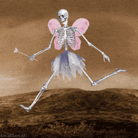 Happy Skeleton Fairy Gaunt GIF