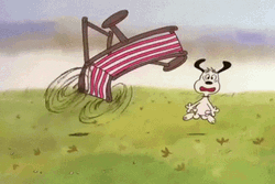 Happy Snoopy Laughing After Chased On Birthday GIF