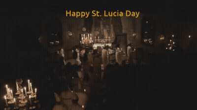 Happy St. Lucia Day Group Of People GIF