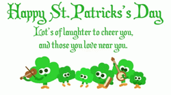 Happy St Patricks Day Clover Mariachi GIF