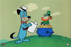Happy St Patricks Day Huckleberry Hound GIF
