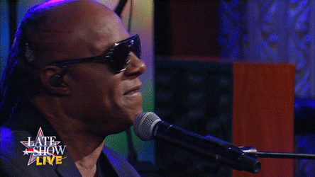 Happy Stevie Wonder Singing Birthday GIF