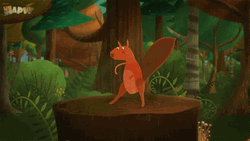 Happy Street Dance Dancing Squirrel GIF