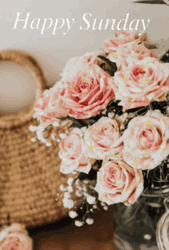 Happy Sunday Blessings Vintage Dainty Wedding Day GIF