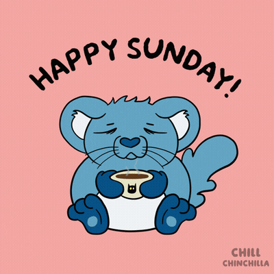 Happy Sunday Cartoon Character GIF