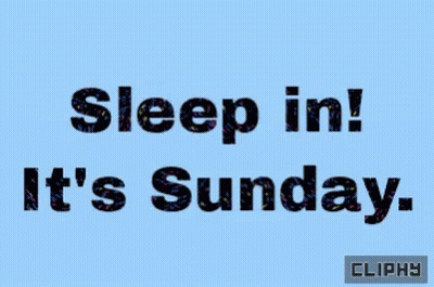 Happy Sunday Greeting With Purple Flowers And Hearts GIF