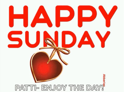 Happy Sunday Patti Enjoy The Day With A Heart GIF