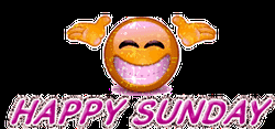 Happy Sunday Smiley Emoticon