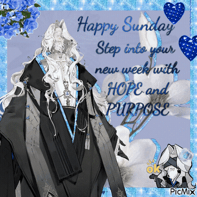 Happy Sunday Step Into New Week With Hope And Purpose GIF