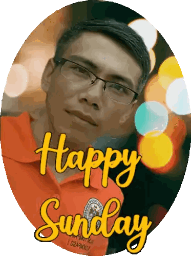 Happy Sunday Text Sticker