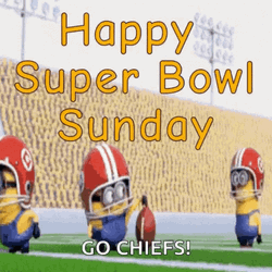 Happy Super Bowl Sunday Go Chiefs GIF