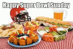 Happy Super Bowl Sunday Picnic Party GIF