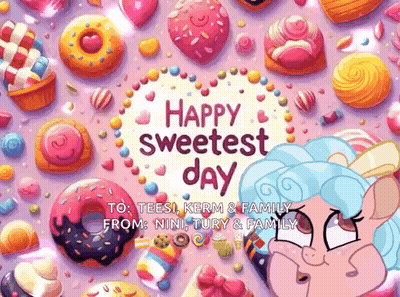 Happy Sweetest Day Greeting Card From Nini Tury To Teesi Kern & Family GIF