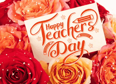 Happy Teachers Day Card GIF