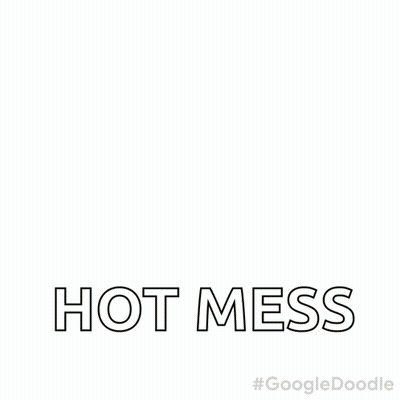 Happy Teachers Day Hot Mess Sign GIF