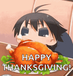 Happy Thanksgiving Anime GIF