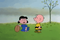 Happy Thanksgiving Charlie Brown Half Opening GIF