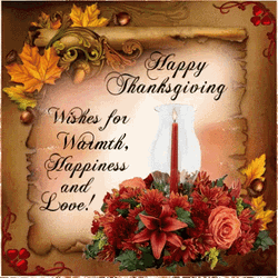 Happy Thanksgiving Family Quote Scroll GIF