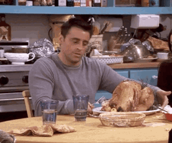  Happy Thanksgiving Funny Hungry Season Friends GIF
