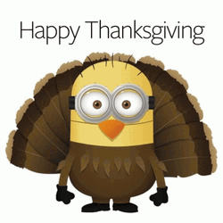 Happy Thanksgiving Minion Turkey