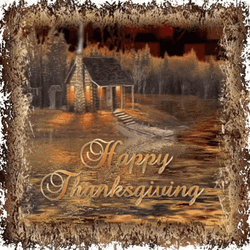 Happy Thanksgiving Sister With Cozy Vacation Spot GIF