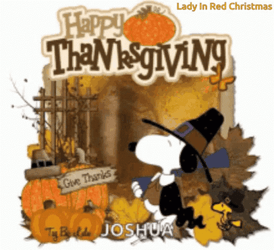 Happy Thanksgiving Snoopy Joshua  GIF