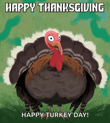 Happy Thanksgiving Turkey GIF