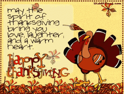 Happy Thanksgiving Warm Family Message GIF