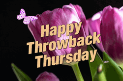 Happy Throwback Thursday Tulips GIF