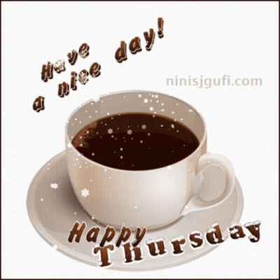 Happy Thursday Coffee Cup GIF