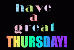 Happy Thursday Funny Rainbow Card GIF