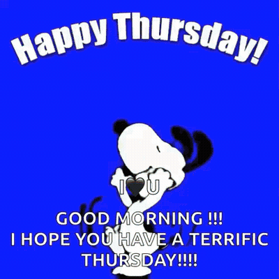 Happy Thursday Good Morning I Hope You Have A Terrific Thursday !! GIF