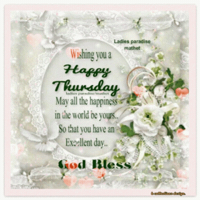 Happy Thursday Greeting Card GIF