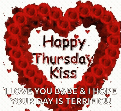 Happy Thursday Kiss I Love You Babe GIF