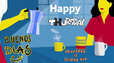 Happy Thursday Poster GIF