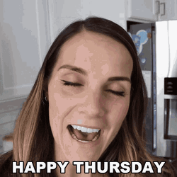 Happy Thursday Woman GIF