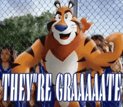 Happy Tony The Tiger They're Great GIF