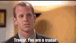 Happy Treason Day Angry Michael Scott GIF