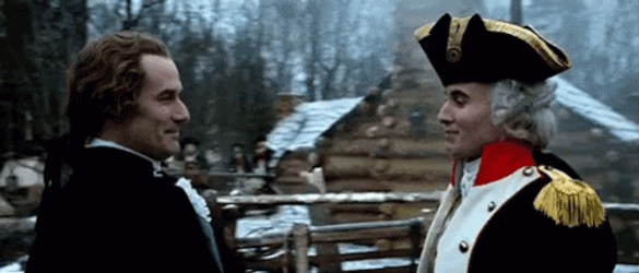 Happy Treason Day George Washington Spy Kiss GIF