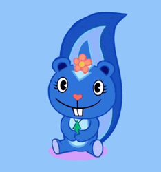 Happy Tree Friends Petunia Laughing GIF