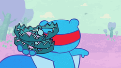 Happy Tree Friends Splendid Throws Trap GIF