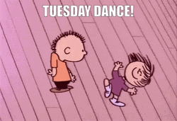 Happy Tuesday Peanuts Dance