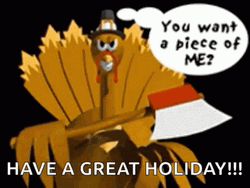Happy Turkey Day Have A Great Holiday GIF