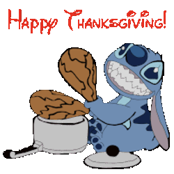 Happy Turkey Day Thanksgiving Sticker GIF