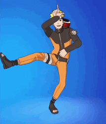 Happy Uzumaki Naruto Fortnite Dances GIF